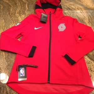 Ladies Nike Portland Blazers Zip Up